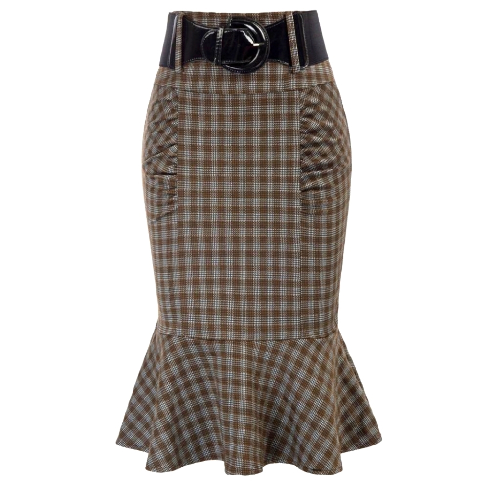 Belle Poque houndstooth skirt